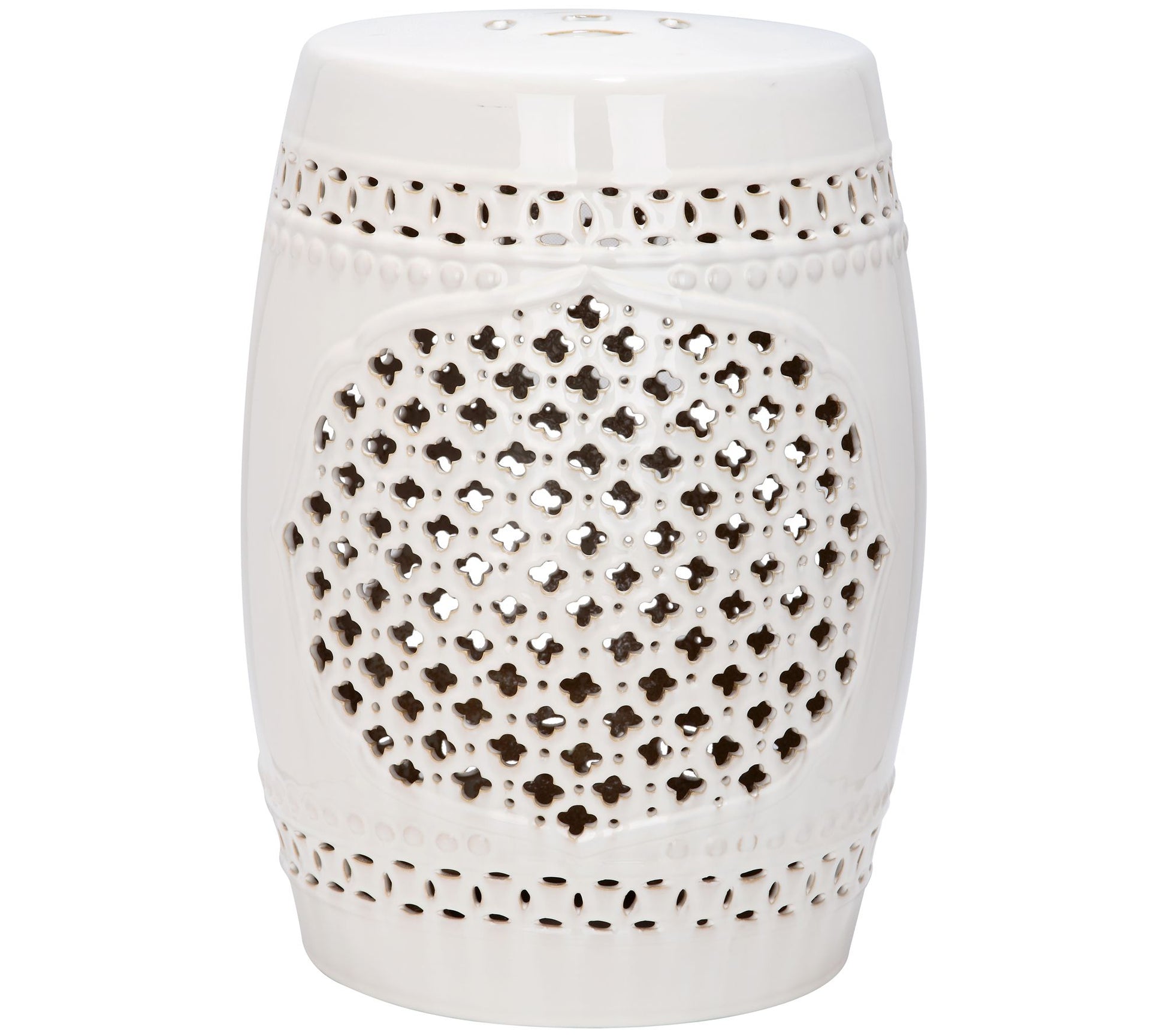 Quatrefoil Garden Stool by Valerie