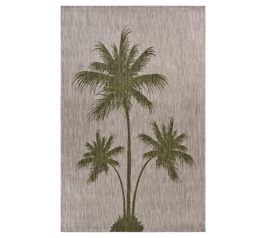 Homeroots 5' x 7' Palm Tree Indoor/Outdoor Area Rug