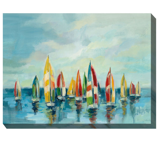 West of the Wind Bright Sails Outdoor Canvas Ar40x30