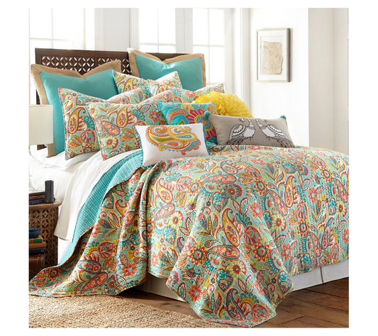 Levtex Home Palisades 3-Piece Paisley Full/QueeQuilt Set