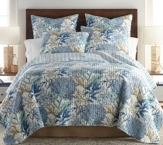 Levtex Home Mahina 2-Piece Coastal Twin/Twin XL Quilt Set