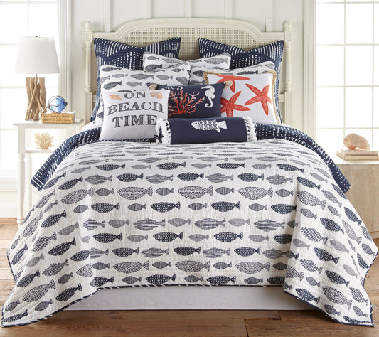 Levtex Home Bakio 2-Piece Coastal Twin/Twin XL Quilt Set