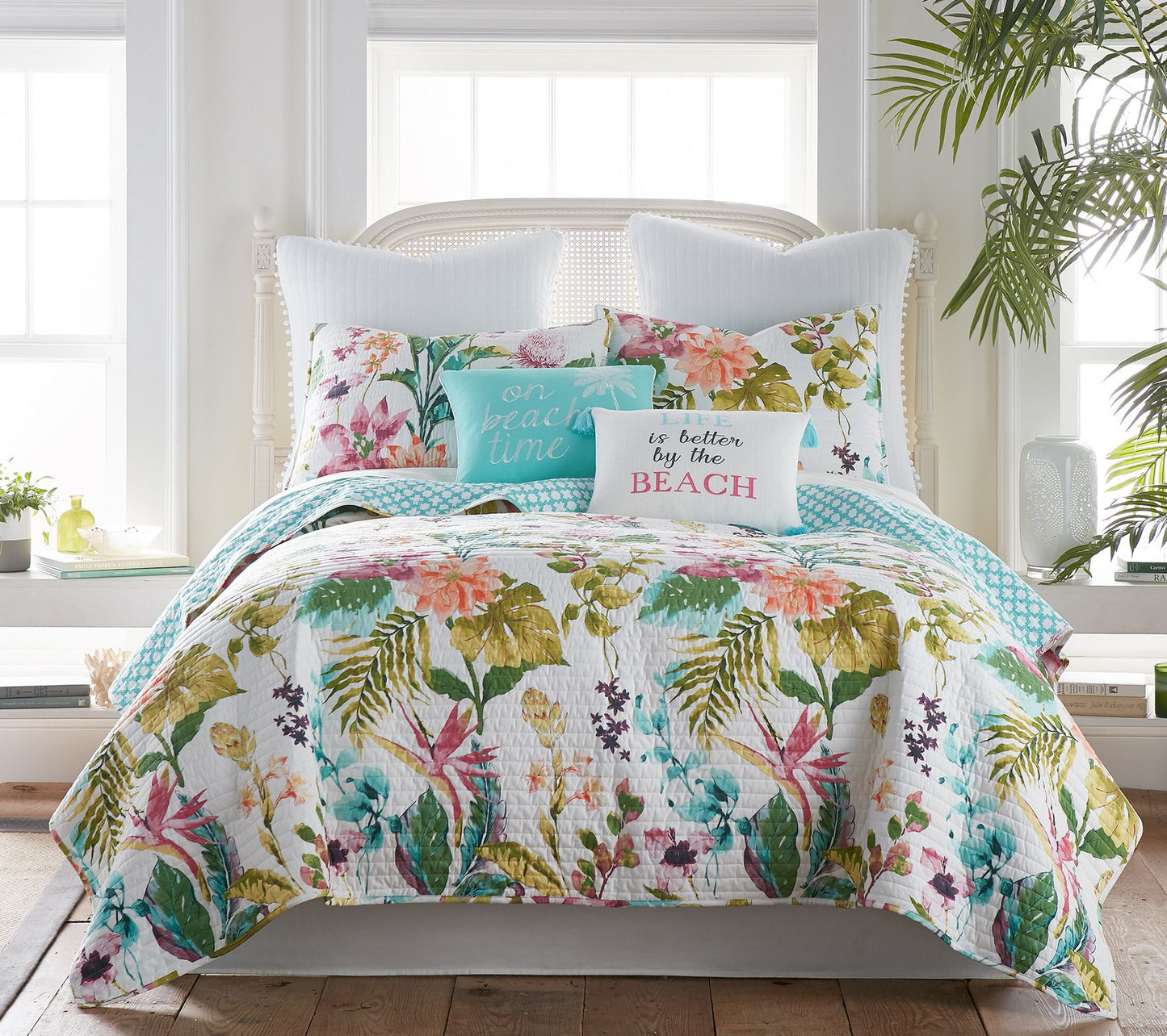 Levtex Home Malana 2-Piece Tropical Twin/Twin XQuilt Set