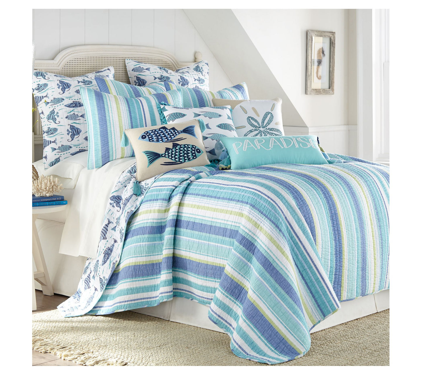Levtex Home Laida Beach 3-Piece King/Cal King Qilt Set