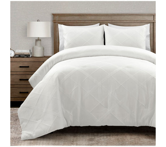Lush Decor Diamond Geo Jacquard Boho Comforter Pc Kng
