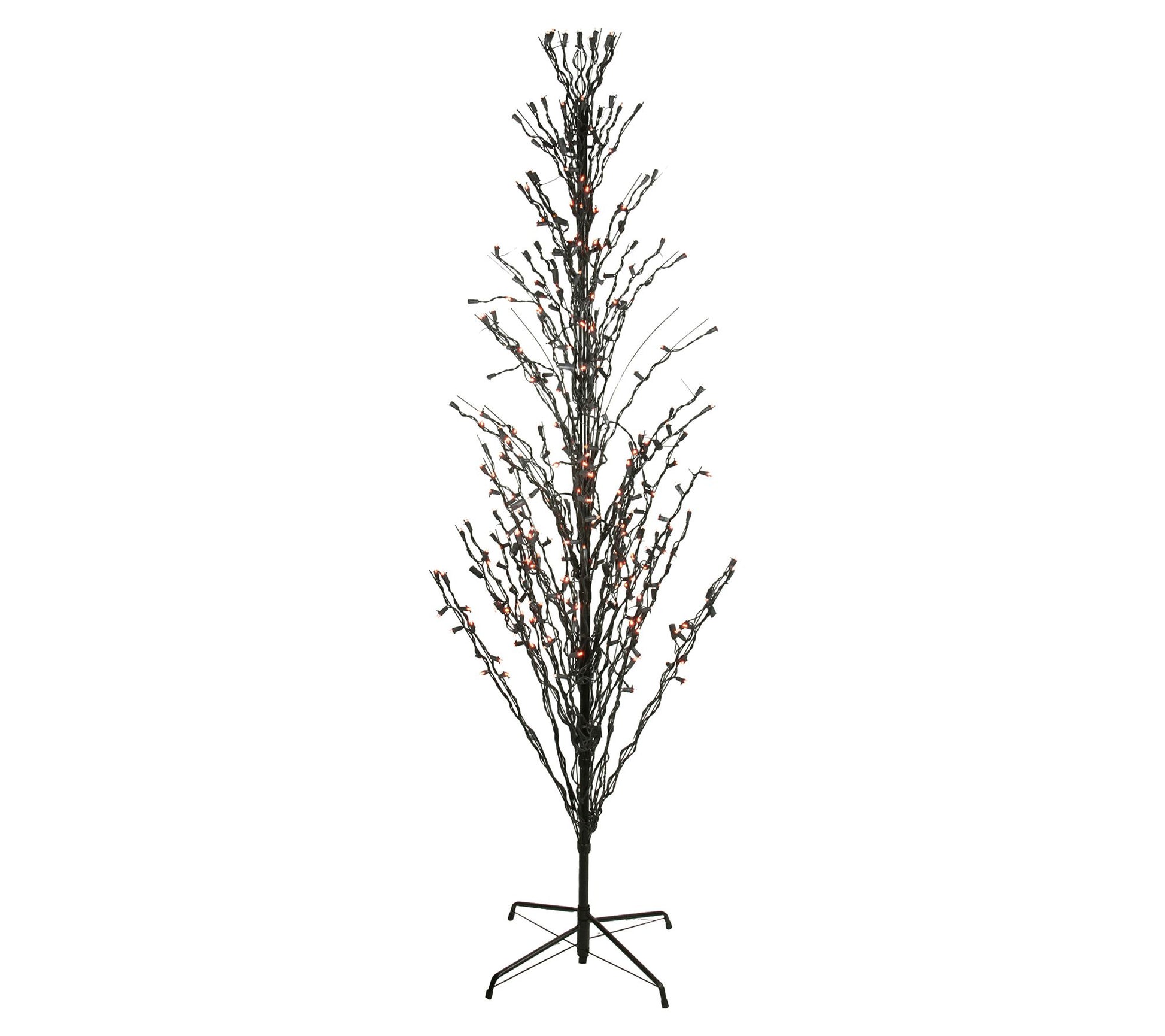 Northlight 4' Pre-Lit Cascade Halloween Twig Tr ee w/Lights