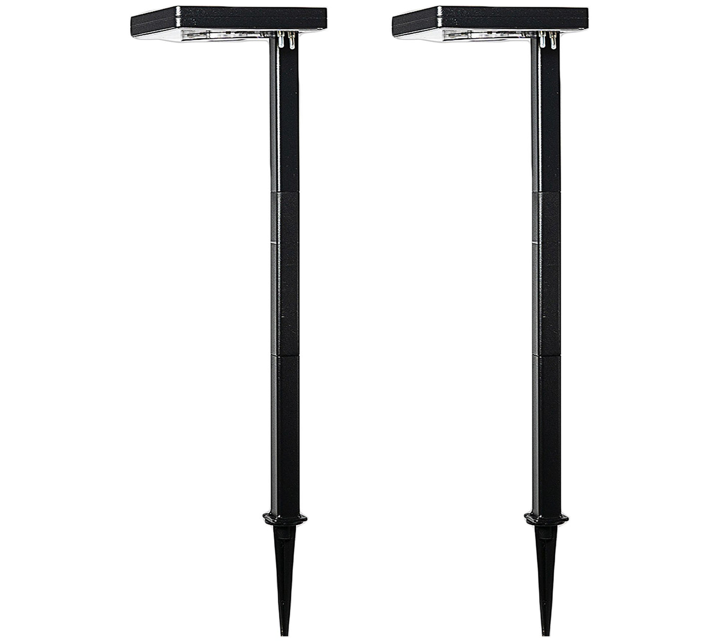 GamaSonic Set of 2 Contemporary Square Solar Path Lights