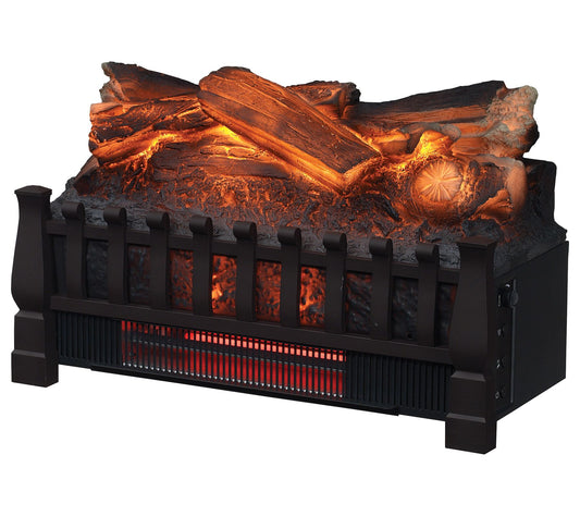 Duraflame Infrared Split Oak Log Set Heater w/ Black Grate