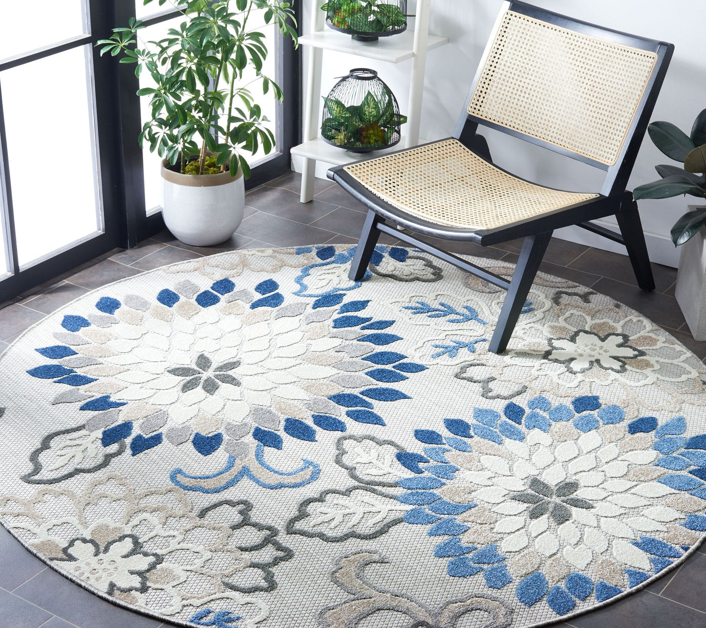 Safavieh Cabana 391 Series 6'-7" X 6'-7" Round