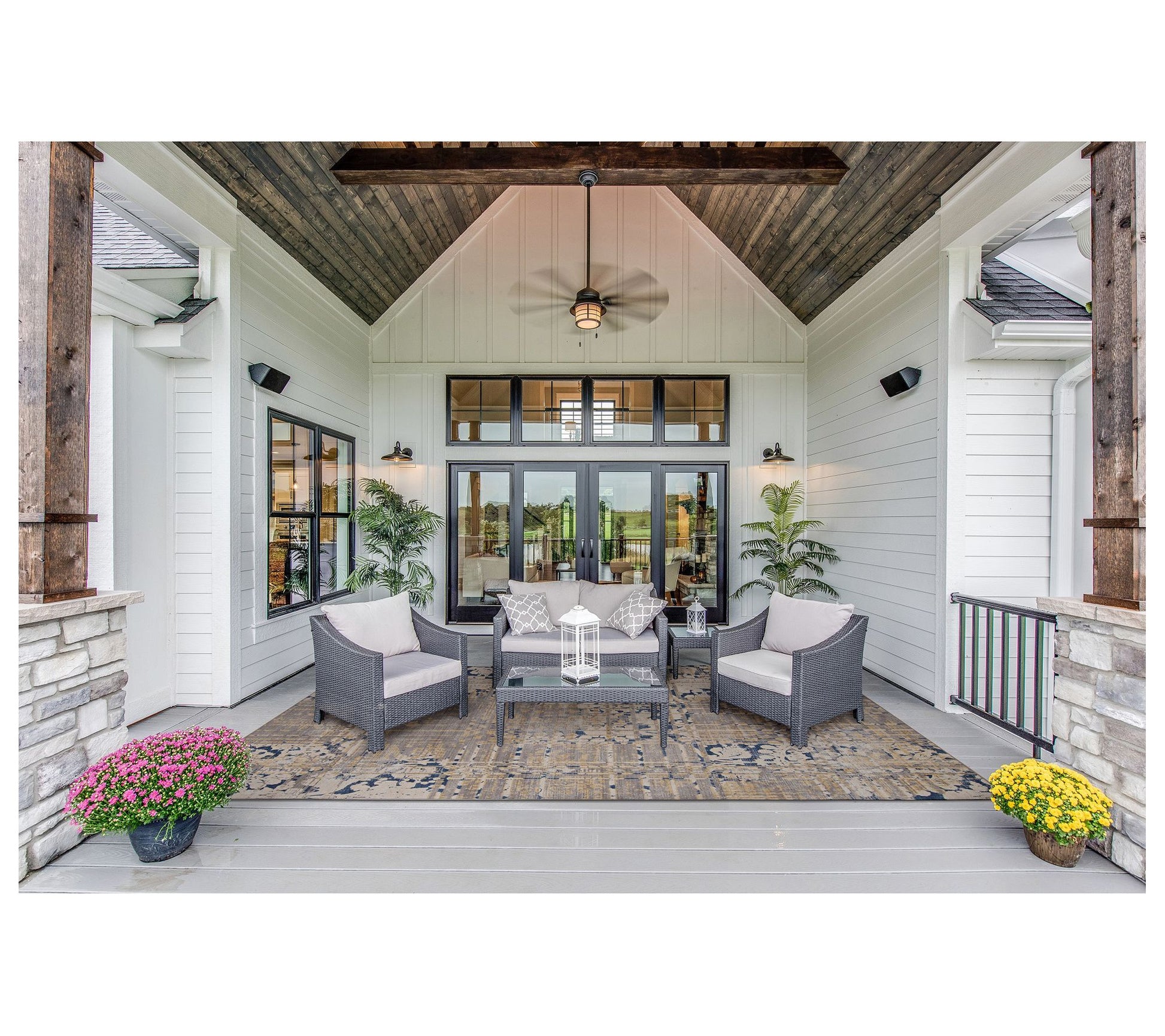 Linon Home Decor Indoor/Outdoor Washable Archer7x9 ft Rug