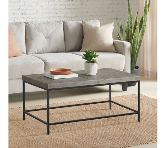 Lavish Home Coffee Table Industrial Modern Table