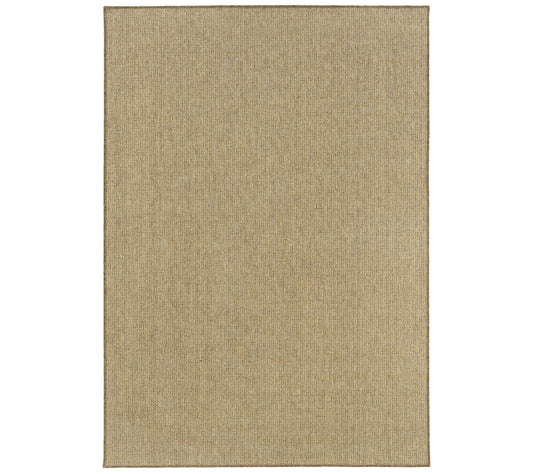 Veranda Living I/O Sand-Tan Faux Seagrass 5'3"x 7'6" Rug
