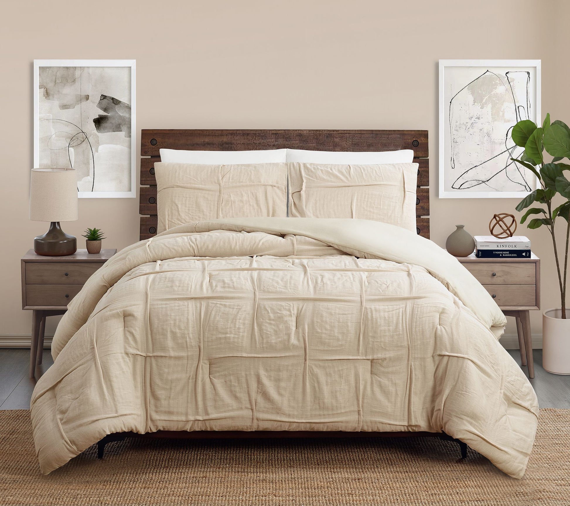 Laurel & Mayfair Riley 3-Piece King Comforter Set