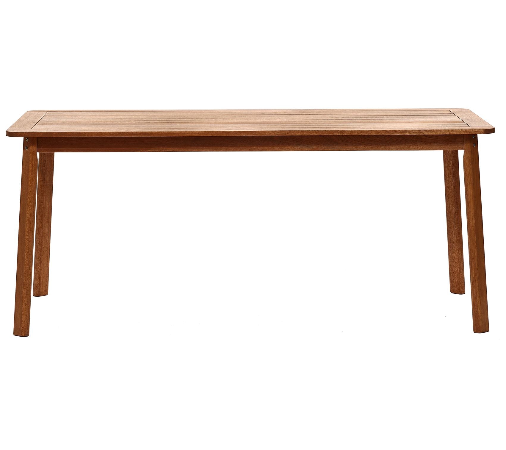 LuxenHome Outdoor Wooden Rectangular Dining Table