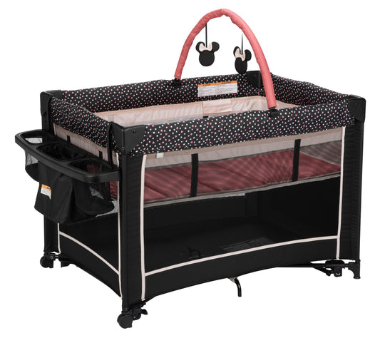 Disney Baby Min nie 2-in-1 Play Yard with Bass inet