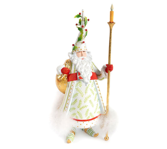 MacKenzie-Childs Dash Away Candlelight Santa Figure