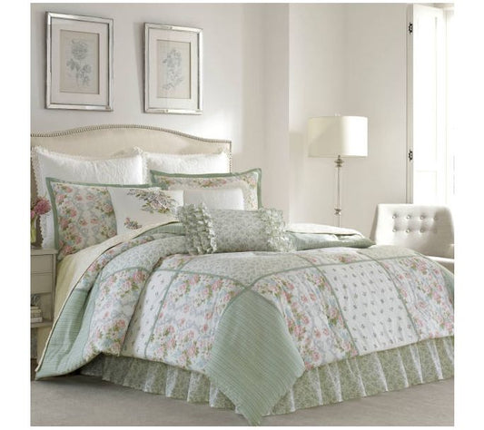 Laura Ashley Ha rper Bright Gre en Full Comfort er Set