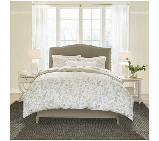 Laura Ashley Lindy - Green King Duvet Cover Set