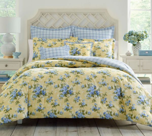 Laura Ashley Cassidy - Yellow King Duvet CoverBonus Set
