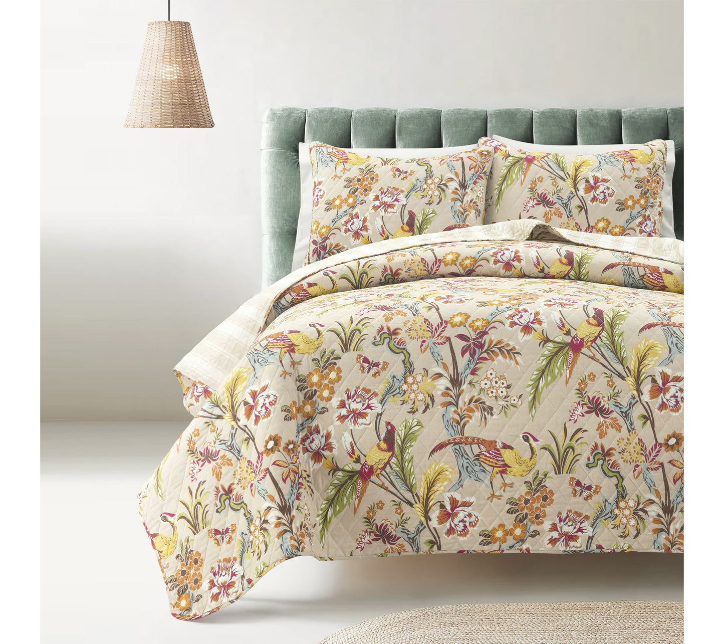 Lush Decor Dolores Quilt 3pc Set King