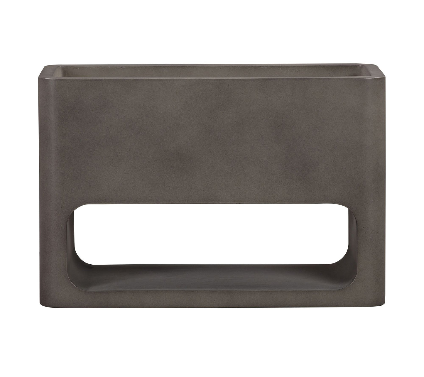 Armen Living Sunstone Indoor / Outdoor Planterin Concrete