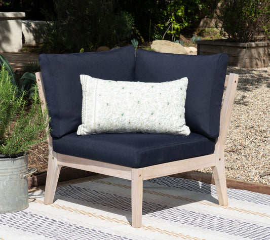 Linon Home Teagon Nat Corner Chair