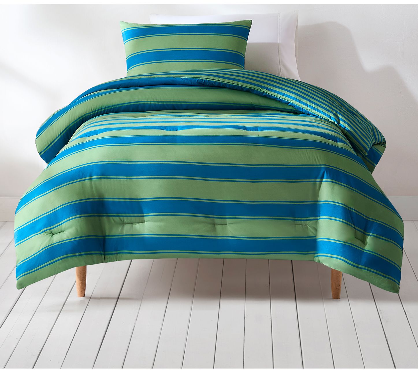 Lush Decor Gale Cabana Stripe Comforter 2Pc SetTwin/Twin XL