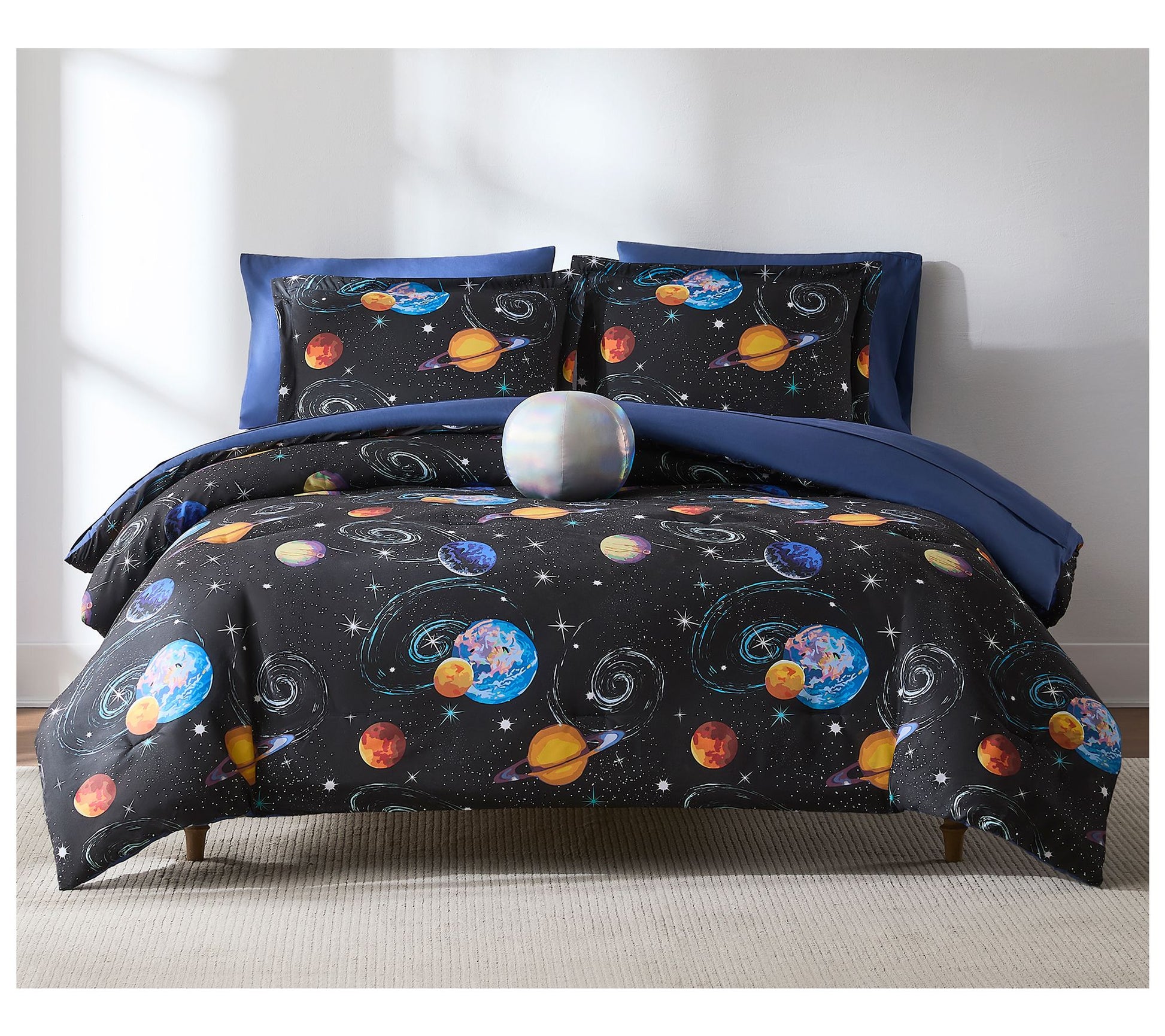 Lush Decor Mysterious Universe Comforter 8Pc Set Full