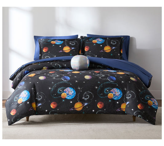 Lush Decor Mysterious Universe Comforter 8Pc Set Full