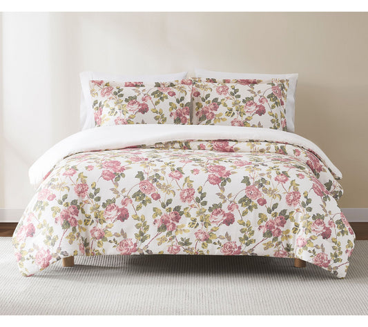 Lush Decor Vintage Rose Comforter 3Pc Set King/Cal King