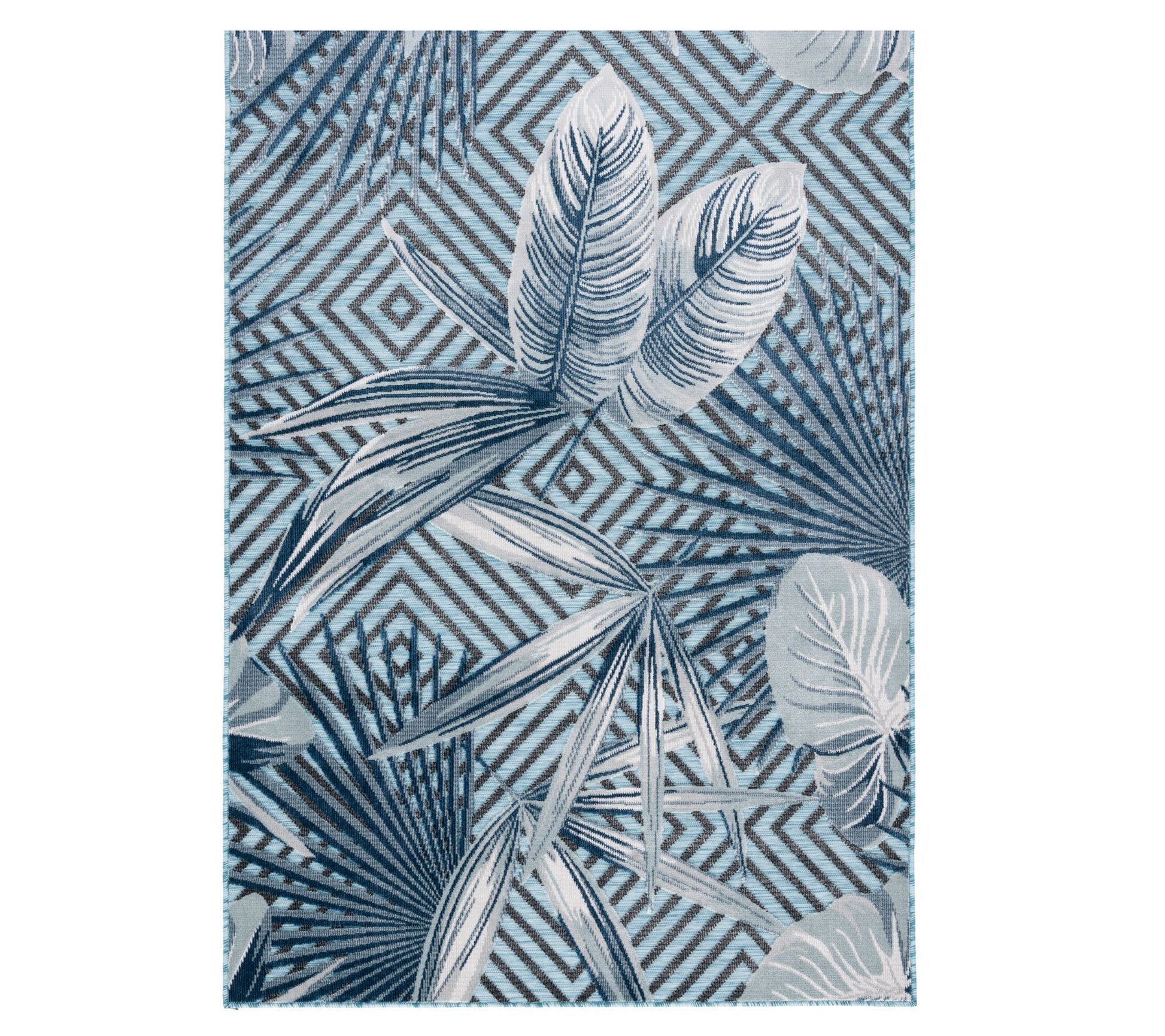 Safavieh Tropical Geometry 9' x 12' Outdoor Rug