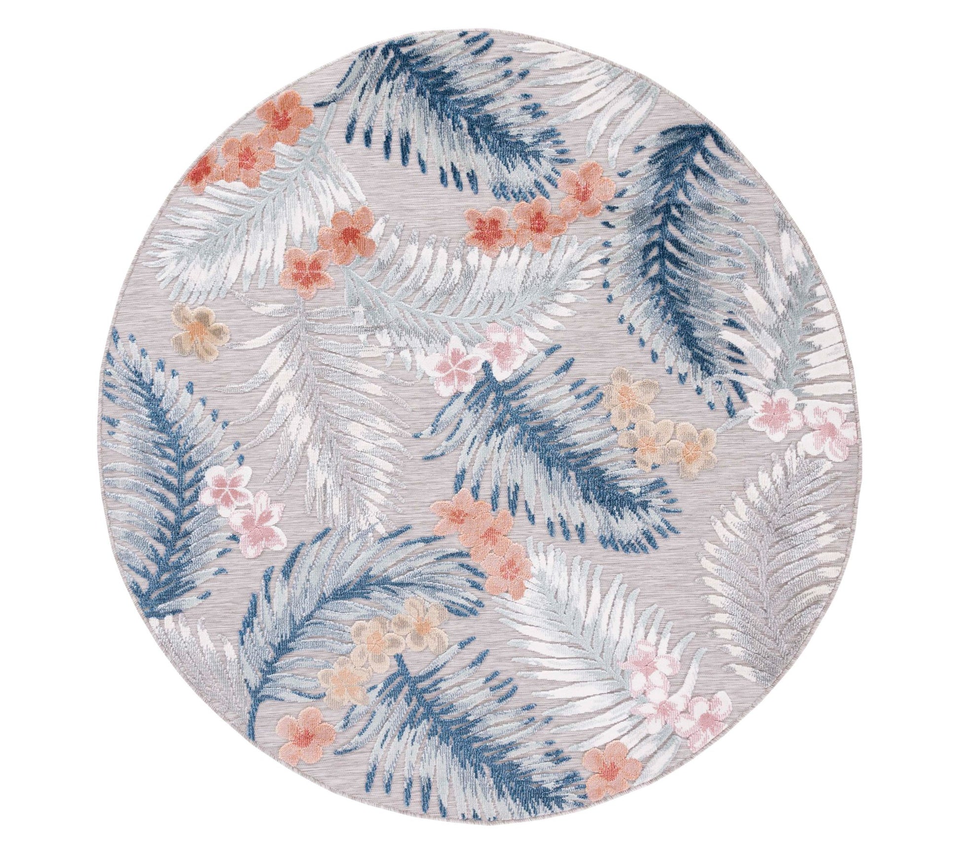 Safavieh Palm Breeze Outdoor 6'-5" x 6'-5" Round Rug