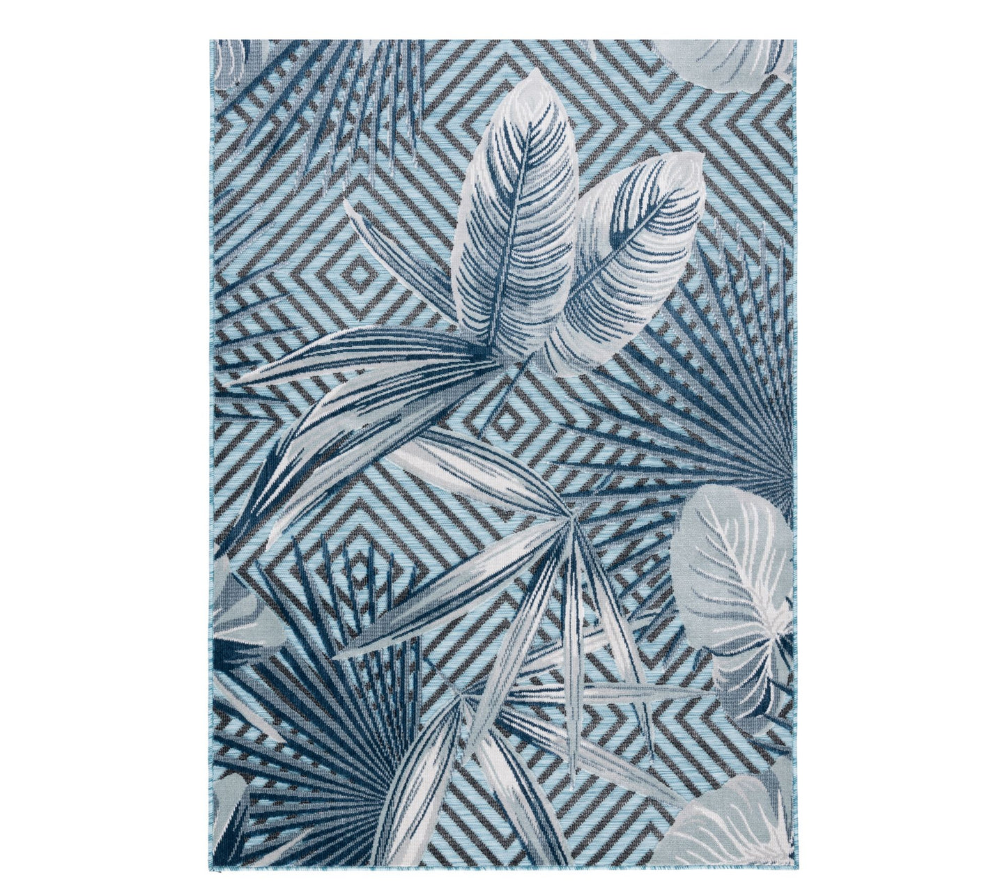 Safavieh Tropical Geometry 6'-5" x 9'-6" Outdoor Rug