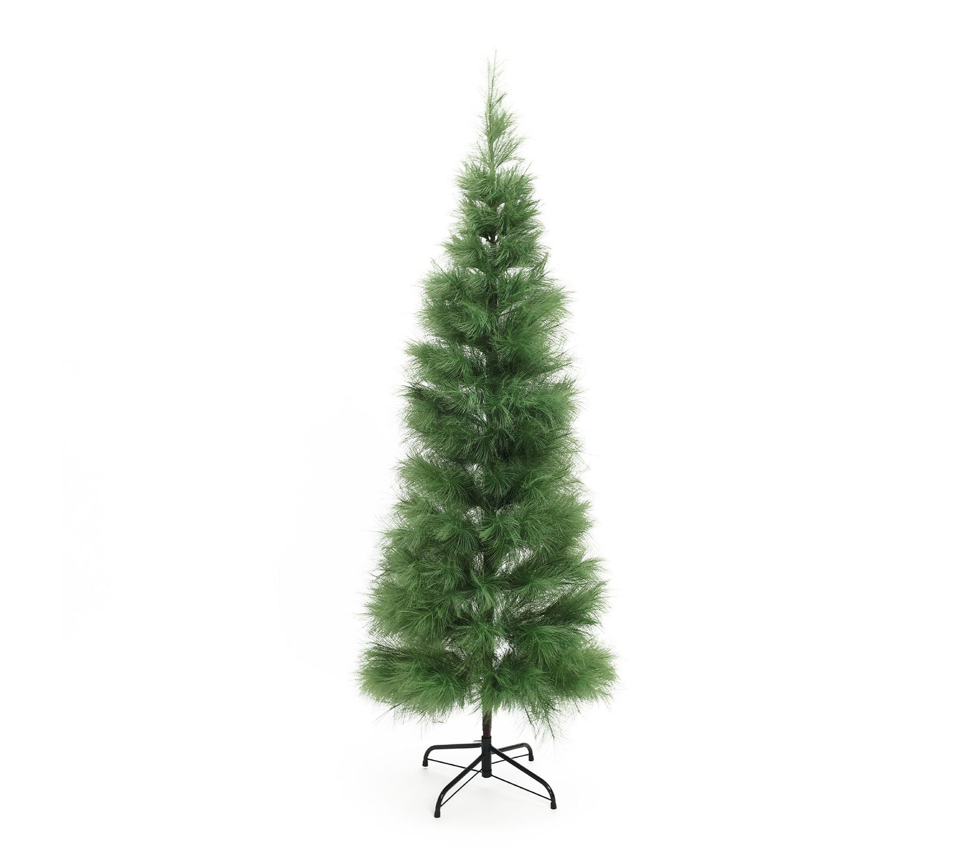 LuxenHome 6ft Slim Artificial Pampas Grass Treein Green