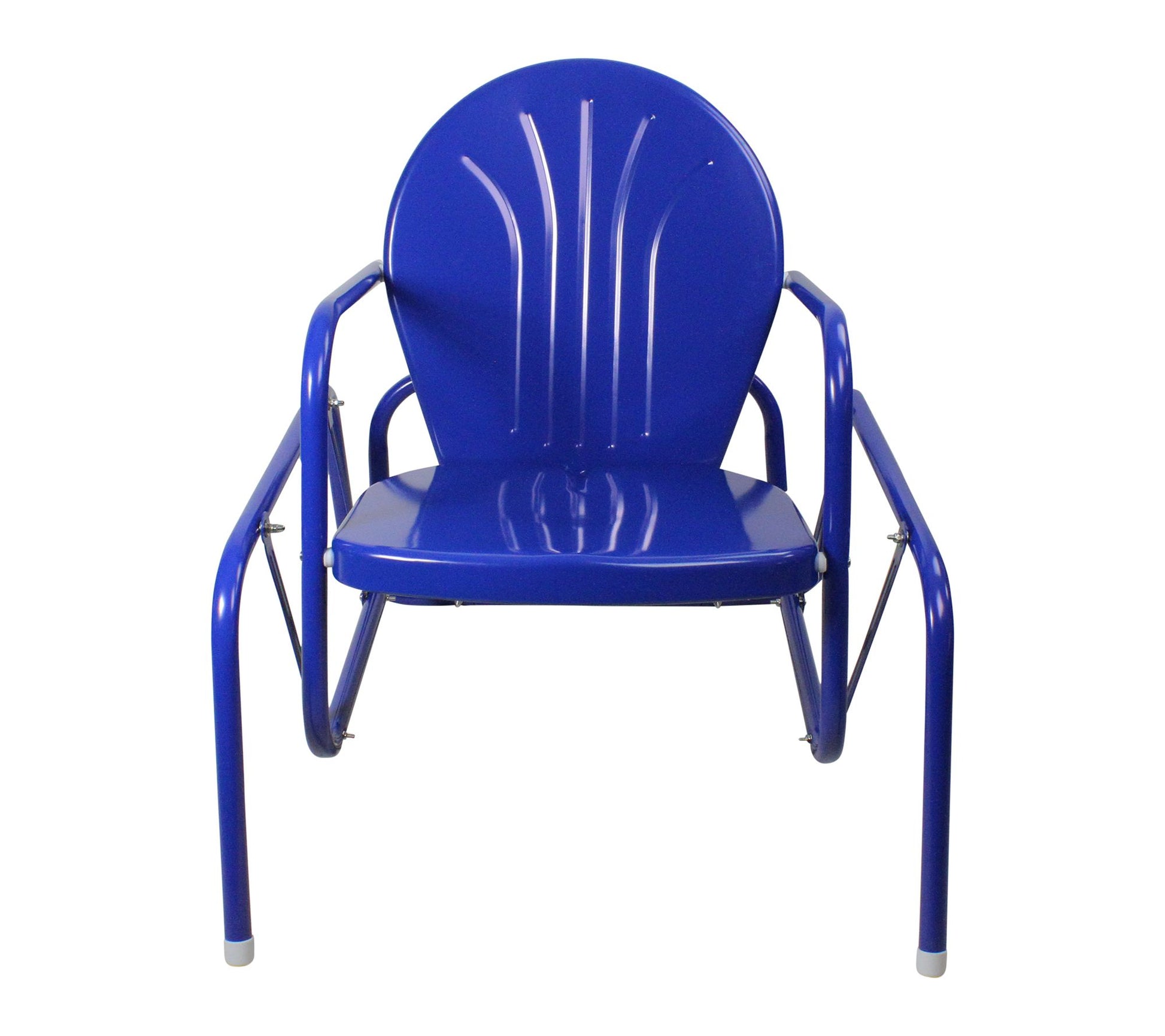 Northlight Outdoor Retro Metal Tulip Glider Patio Chair