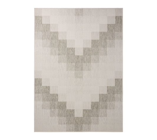NMNY Patio Country Ombre Chevron 8x10 Indoor/Outdoor Rug