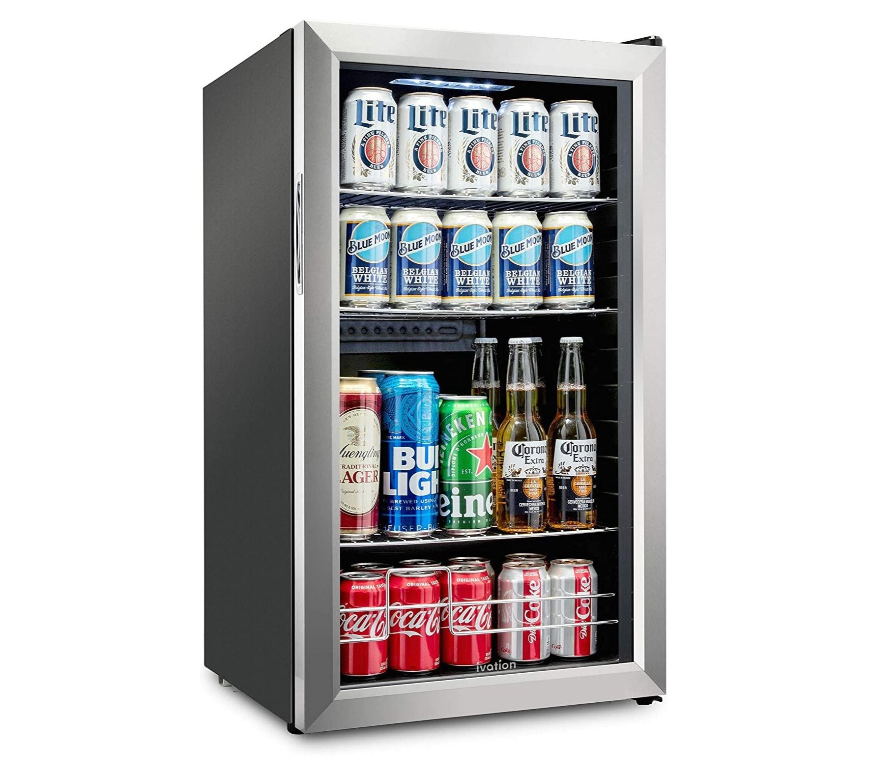 Ivation 126-Can Beverage Refrigerator