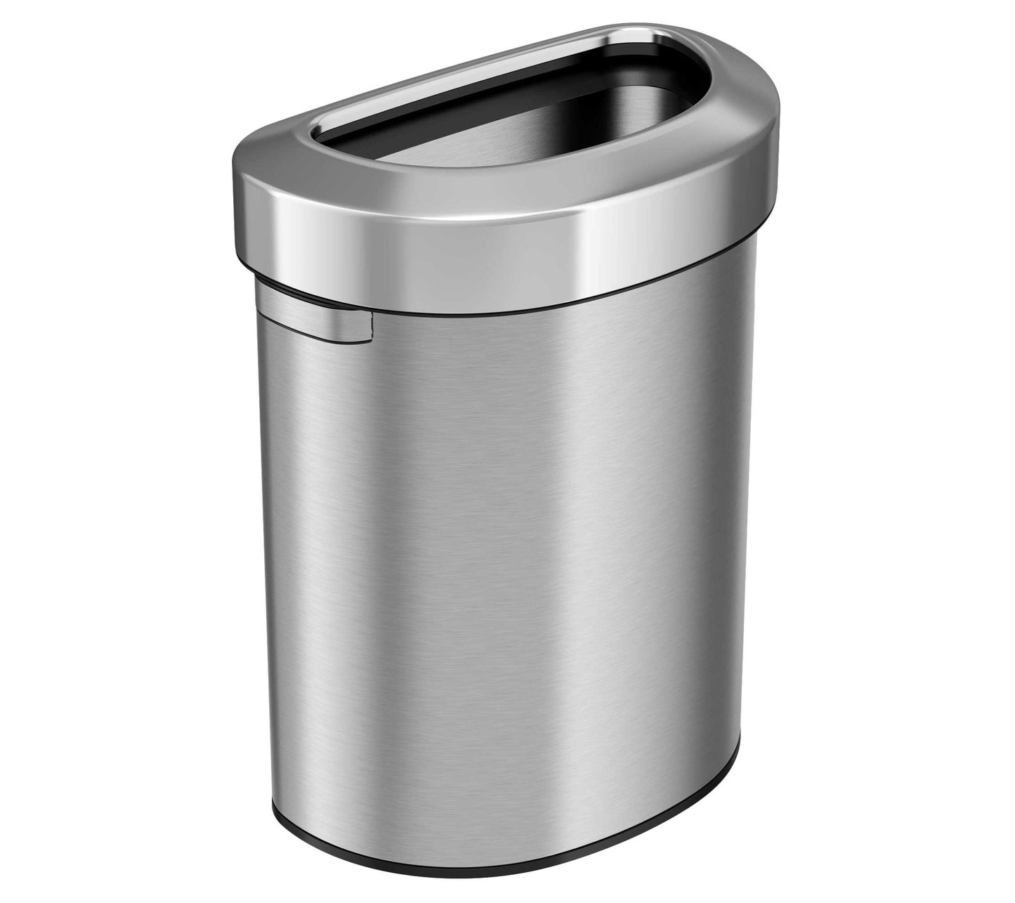 iTouchless 18-gal Stainless Steel Open Top Trash Can