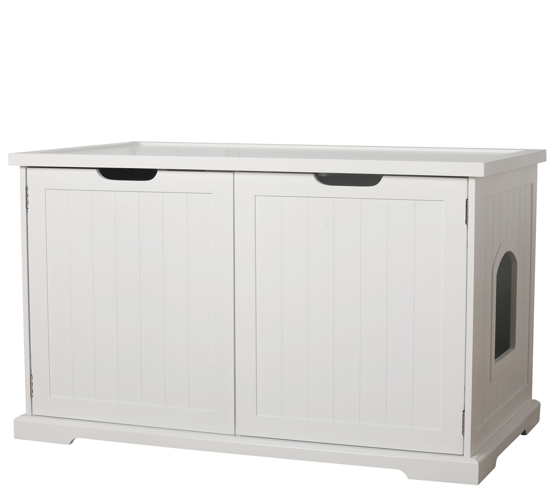 Large Cat Washroom Bench, White