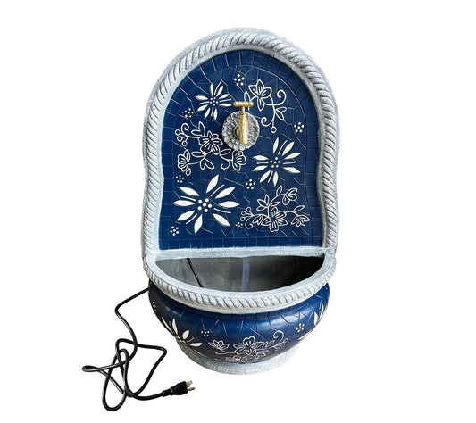 Temp-tations Outdoors Mosiac Wall Fountain