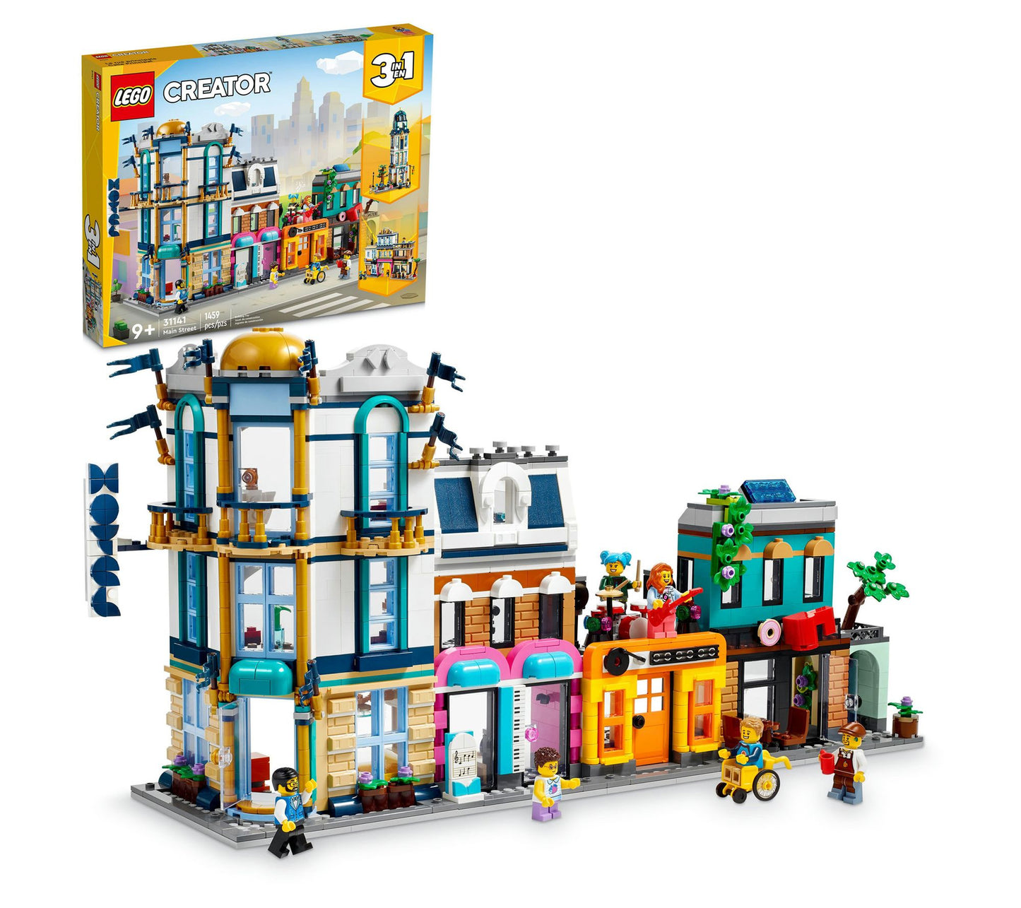 LEGO Creator Main Street 31141 Building Toy Set- 1459 Pcs