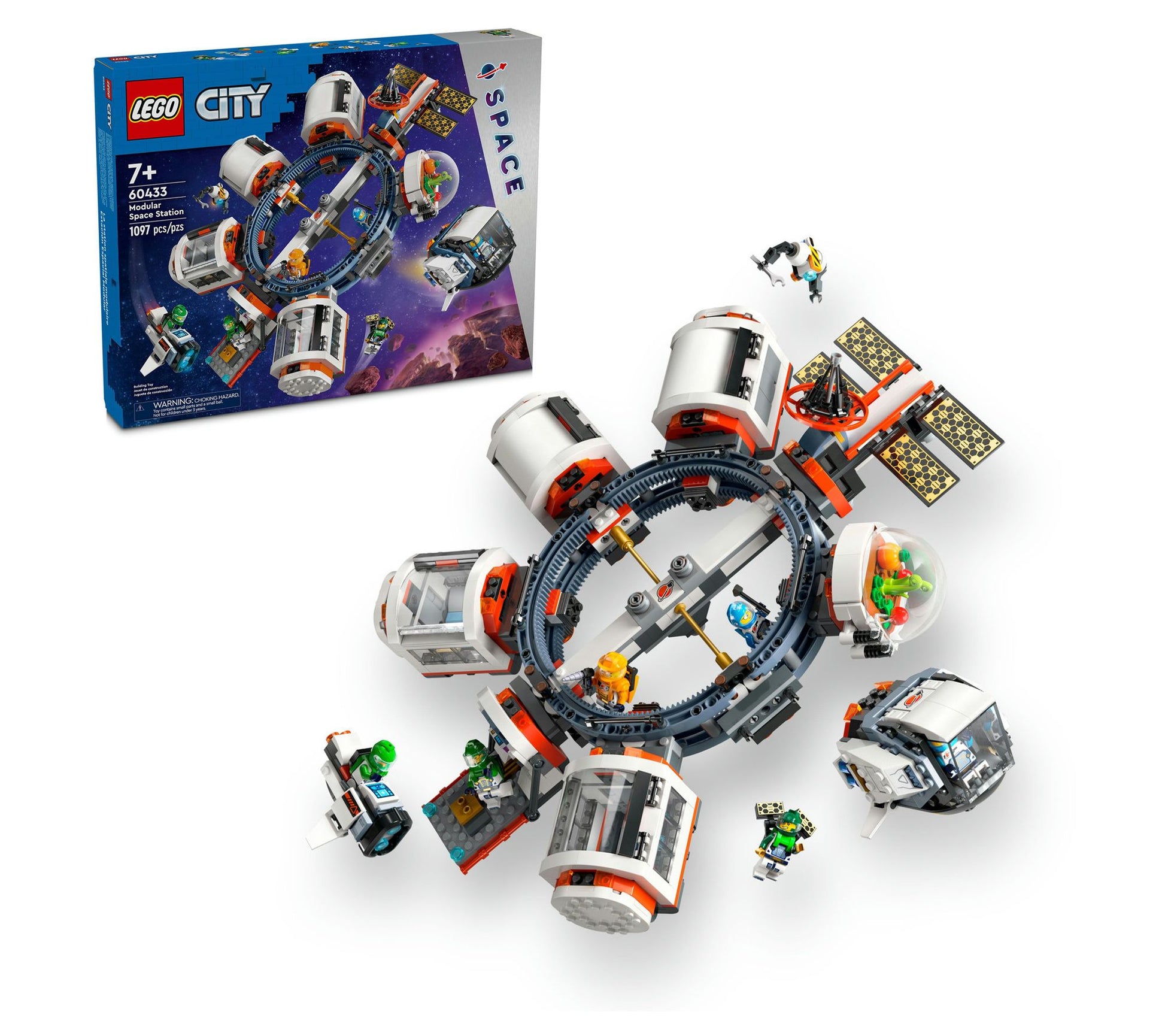LEGO City Modular Space Station 60433 BuildingSet - 1097 Pcs