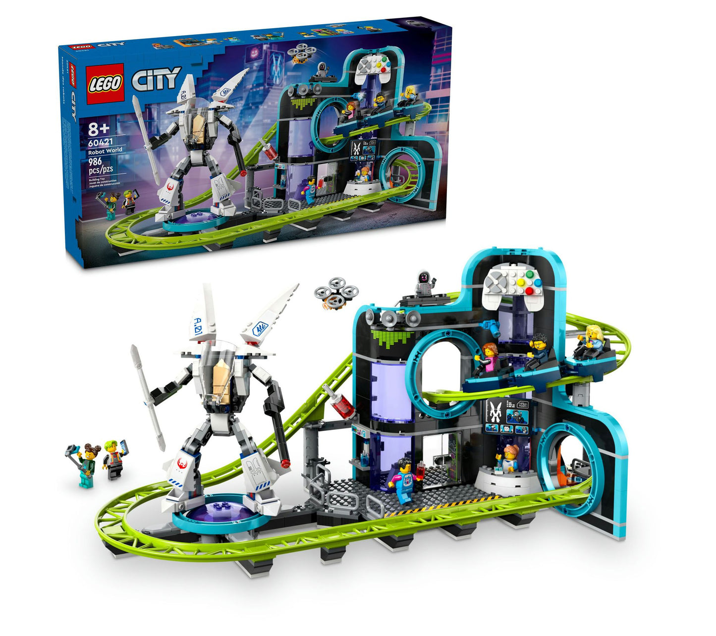 LEGO City Robot World Roller-Coaster Park Toy