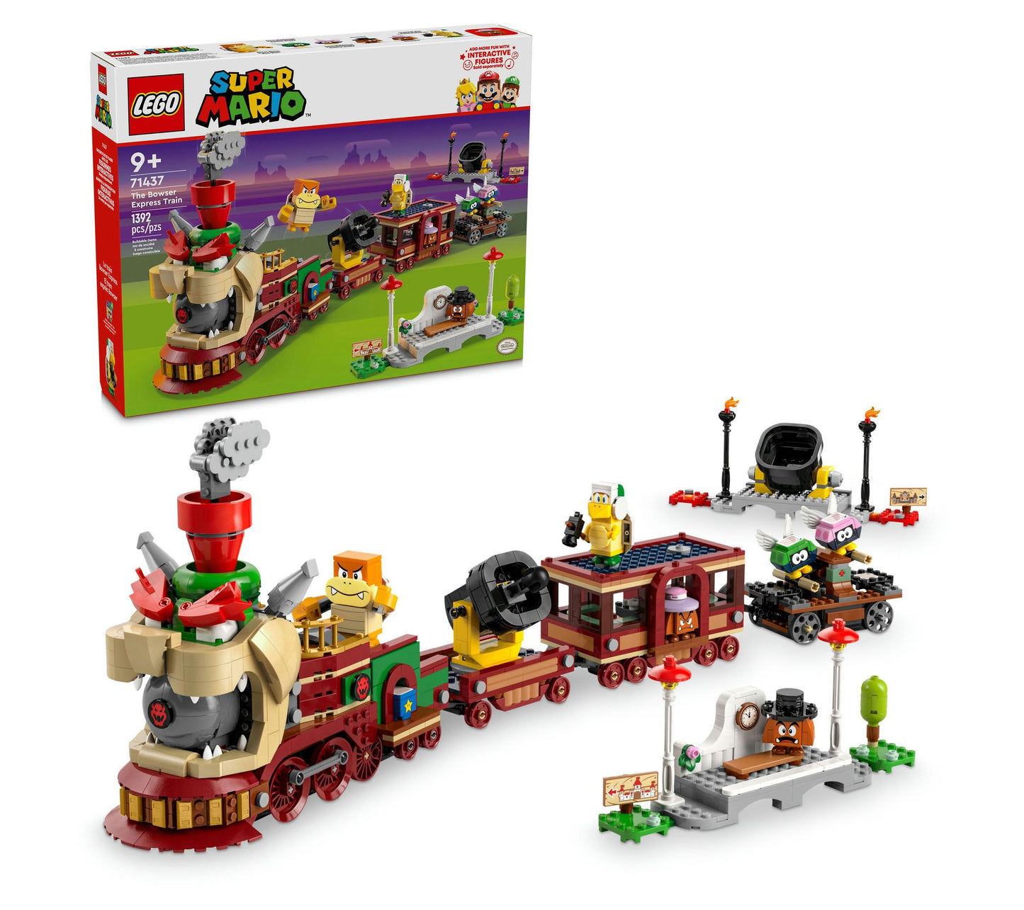 LEGO Super Mario The Bowser Express Train Playset