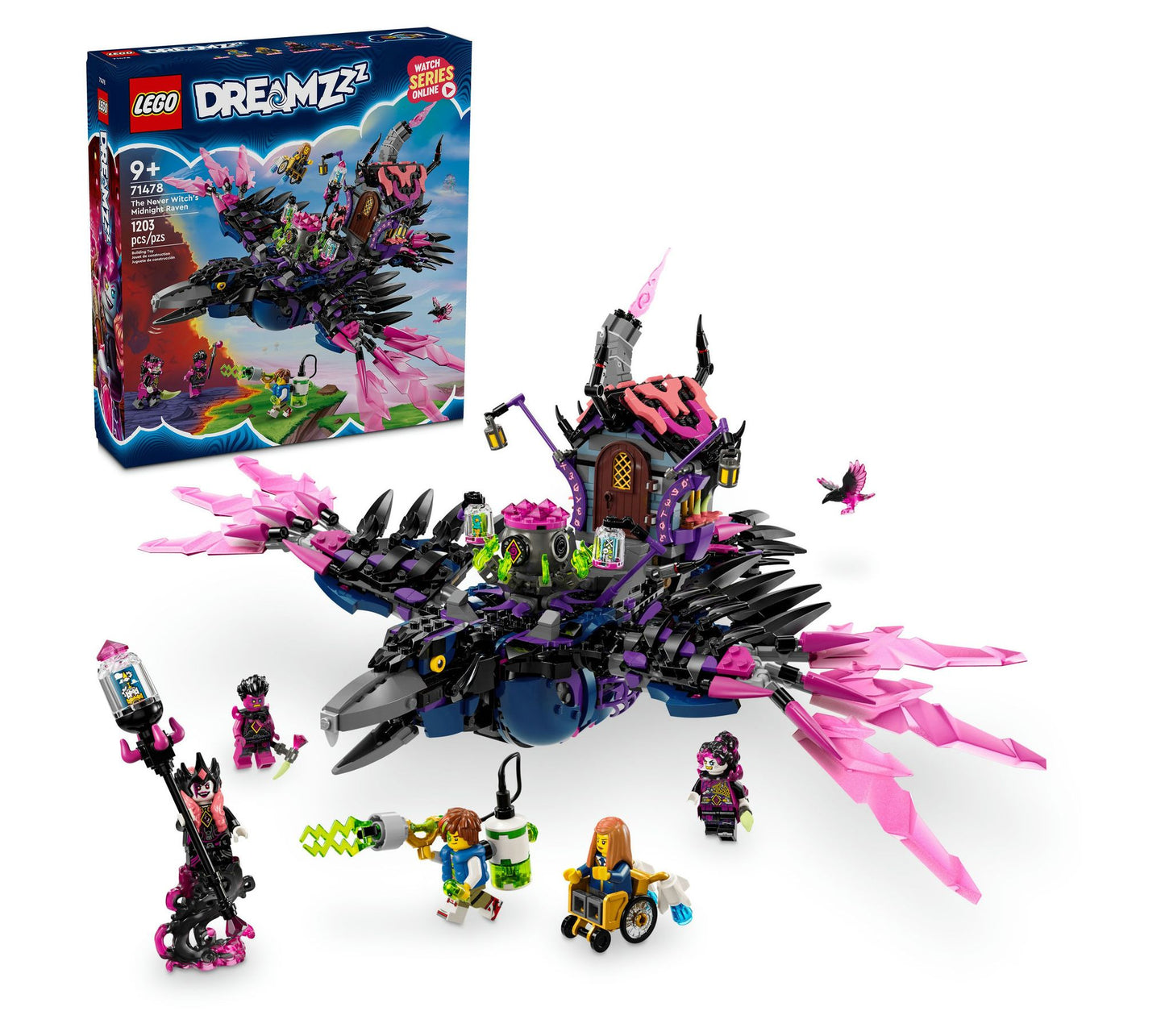 LEGO DREAMZzz The Never Witch's Midnight RavenToy