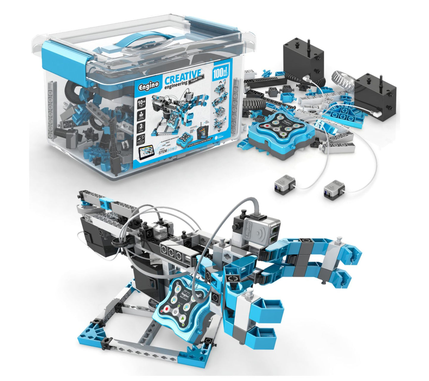 Engino: Creative Engineering Maker Pro 100-In-1Brick Building