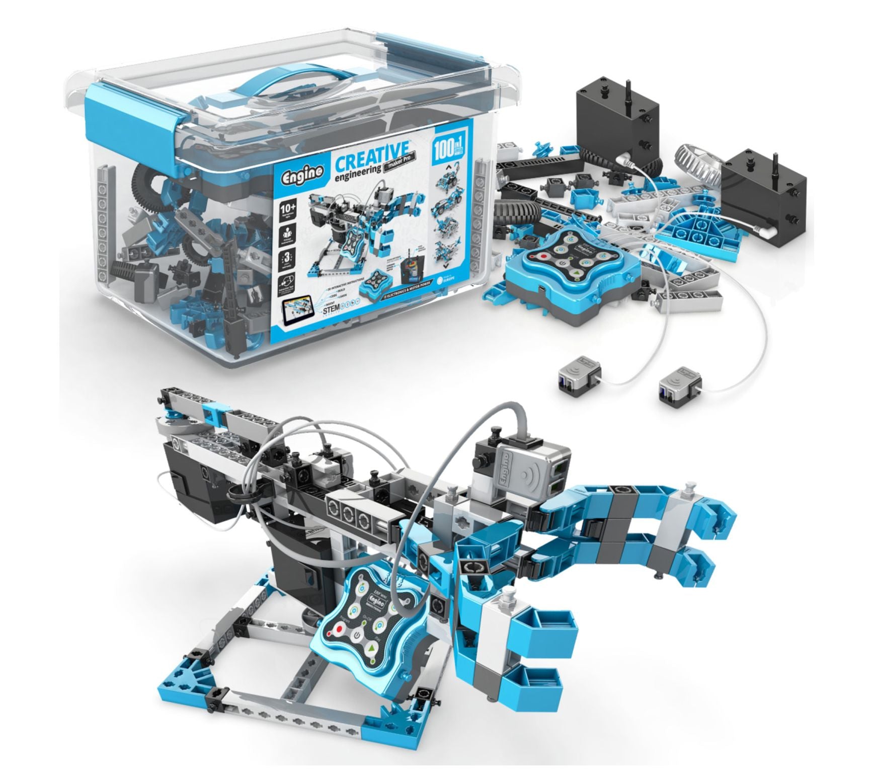 Engino: Creative Engineering Maker Pro 100-In-1Brick Building