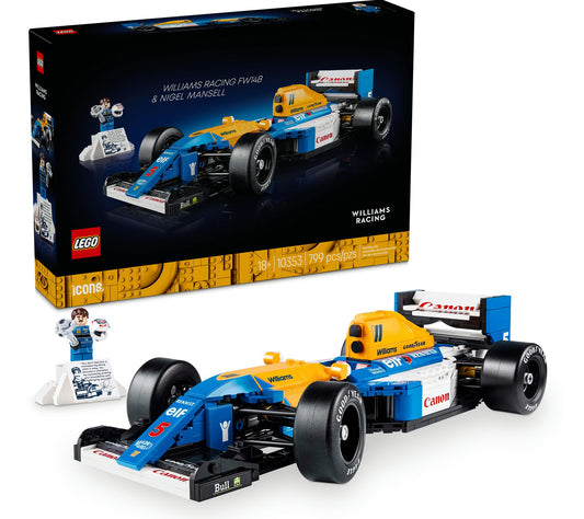 LEGO Icons Williams Racing FW14B & Nigel Mansell Home Office D