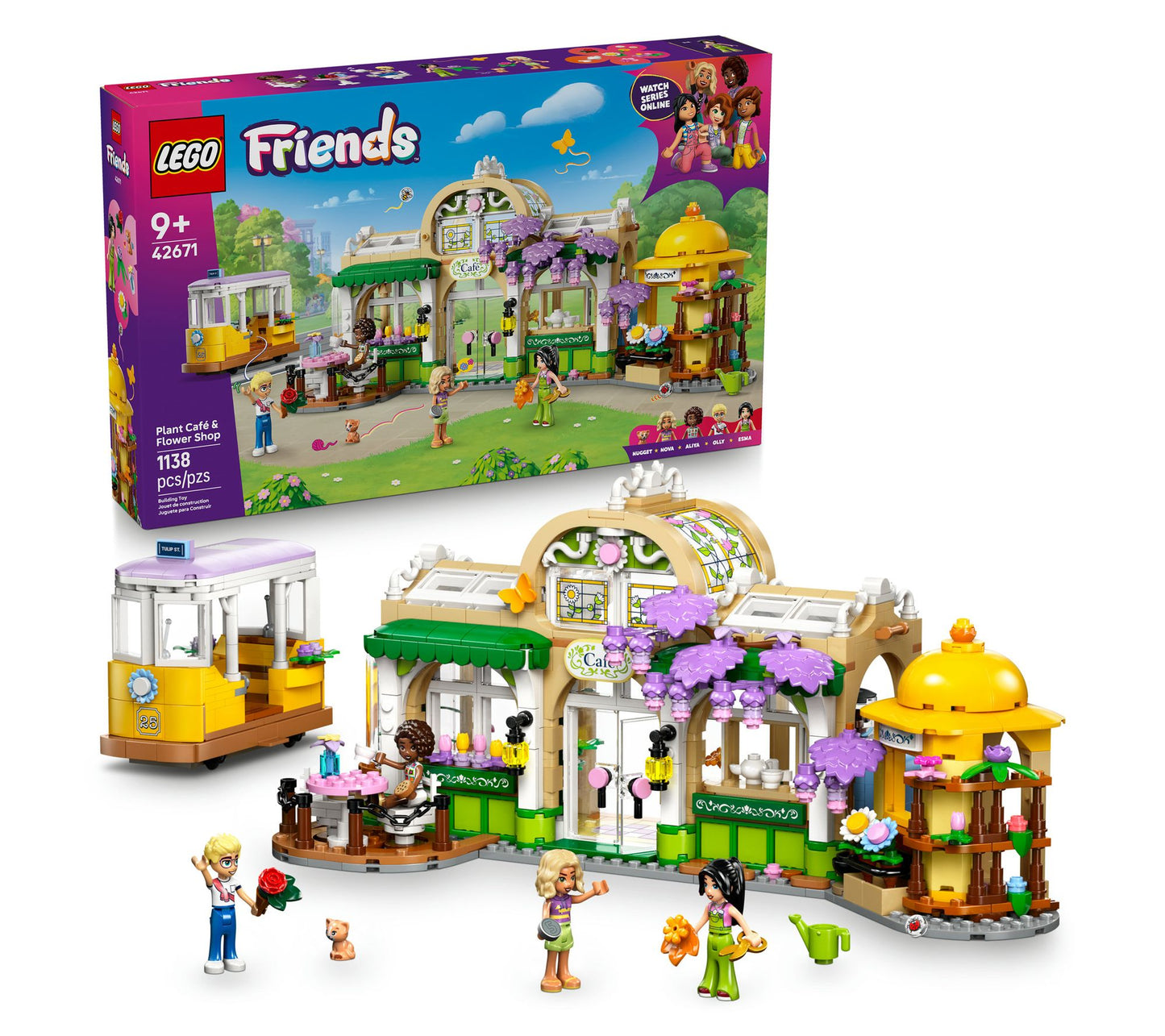 LEGO Friends Plant Cafe & Flower Shop BuildingKit Pretend-Pla